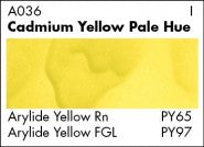 CADMIUM YELLOW PALE HUE A036 (Grumbacher Academy Watercolor)