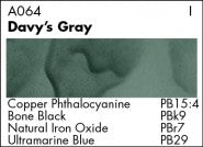 DAVY'S GRAY A064 (Grumbacher Academy Watercolor)