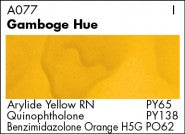GAMBOGE HUE A077 (Grumbacher Academy Watercolor)