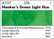 HOOKER'S GREEN LIGHT HUE A107 (Grumbacher Academy Watercolor)
