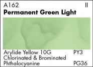 PERMANENT GREEN LIGHT A162 (Grumbacher Academy Watercolor)
