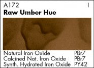 RAW UMBER HUE A172 (Grumbacher Academy Watercolor)
