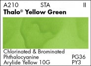 THALO YELLOW GREEN A210 (Grumbacher Academy Watercolor)