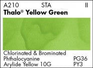 THALO YELLOW GREEN A210 (Grumbacher Academy Watercolor)
