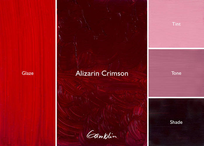 1980 Alizarin Crimson (Gamblin Oil)