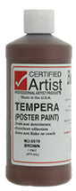 Brown BesTemp Tempera Poster Paint (Certified Artist)