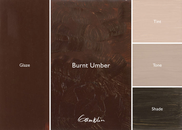 1980 Burnt Umber (Gamblin Oil)