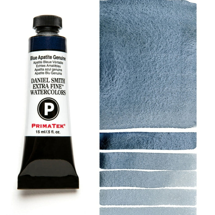 Blue Apatite Genuine (Daniel Smith Extra Fine, PrimaTek Watercolor)