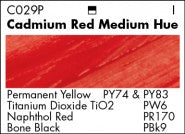 CADMIUM RED MEDIUM HUE C029 (Grumbacher Academy Acrylic)