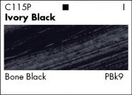IVORY BLACK C115 (Grumbacher Academy Acrylic)