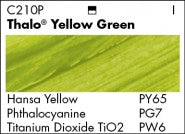 THALO YELLOW GREEN C210 (Grumbacher Academy Acrylic)
