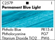 PERMANENT BLUE LIGHT C257 (Grumbacher Academy Acrylic)