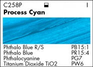 PROCESS CYAN C258 (Grumbacher Academy Acrylic)