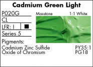 CADMIUM GREEN LIGHT P020G (Grumbacher Pre-Tested Professional Oil)