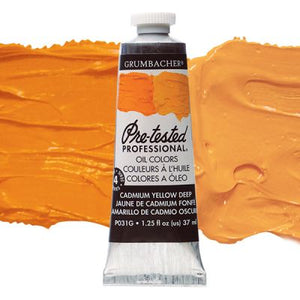 CADMIUM YELLOW DEEP P031G (Grumbacher Pre-Tested Professional Oil)