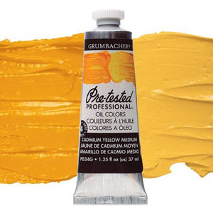 CADMIUM YELLOW MEDIUM P034G (Grumbacher Pre-Tested Professional Oil)