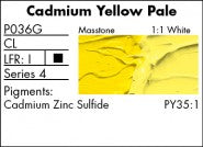 CADMIUM YELLOW PALE P036G (Grumbacher Pre-Tested Professional Oil)