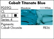 COBALT TITANATE BLUE P059G (Grumbacher Pre-Tested Professional Oil)