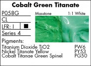 COBALT TITANATE GREEN P058G (Grumbacher Pre-Tested Professional Oil)