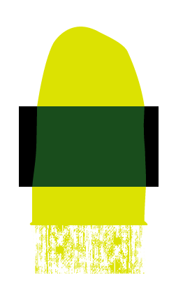 Fluorescent Chartreuse (Golden Acrylic Heavy Body)