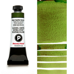 Green Apatite Genuine (Daniel Smith Extra Fine, PrimaTek Watercolor)