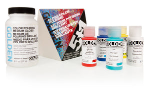Color Pouring Medium Gloss Set (Golden Acrylic Mediums)