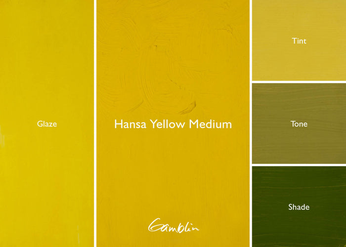 Hansa Yellow Medium (Gamblin Artist Oil)