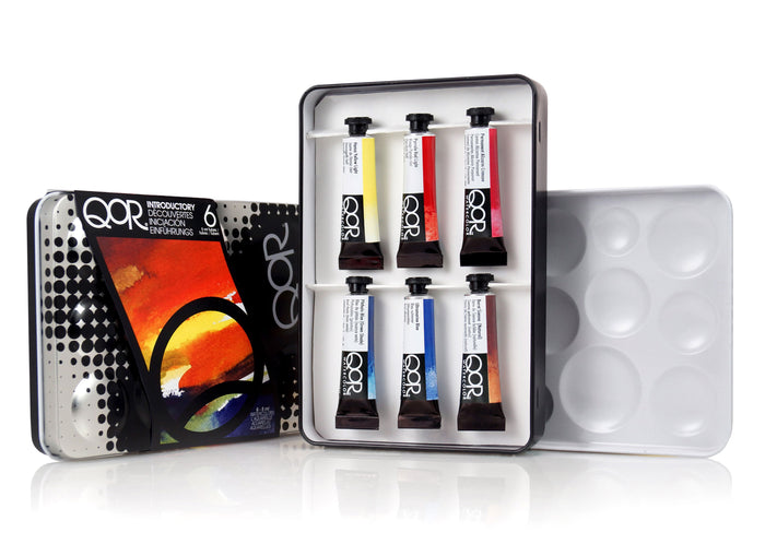 QoR® Watercolor Introductory 6 Color Set (Golden QoR Watercolors)
