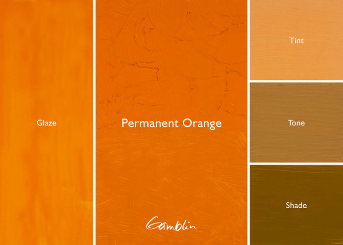 1980 Permanent Orange (Gamblin Oil)