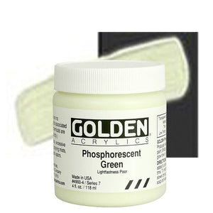 Phosphorescent Green (Golden Acrylic Heavy Body)