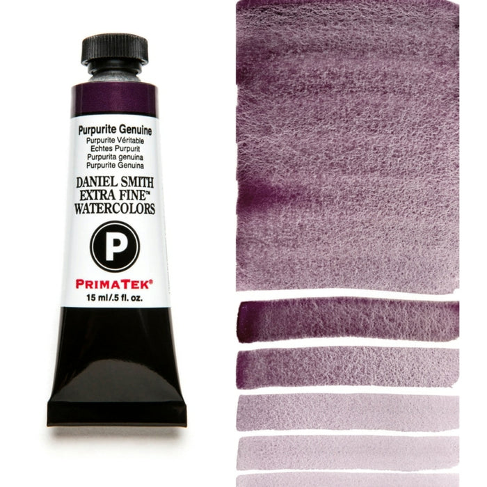 Purpurite Genuine (Daniel Smith Extra Fine, PrimaTek Watercolor)
