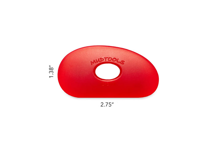 Polymer Rib - Shape 0 / Red / Very Soft