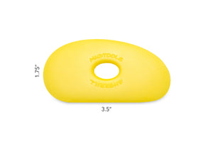 Polymer Rib Shape 1, Yellow, Soft (Mudtools)