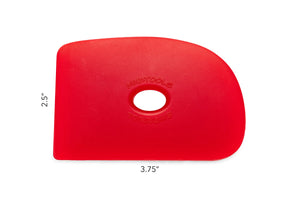 Polymer Rib Shape 2, Red, Very Soft (Mudtools)