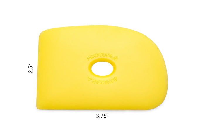 Polymer Rib Shape 2, Yellow, Soft (Mudtools)