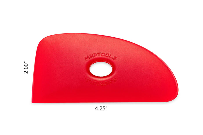 Polymer Rib - Shape 4 / Red / Very Soft