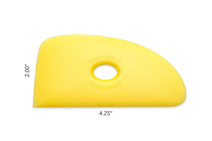 Polymer Rib Shape 4, Yellow, Soft (Mudtools)