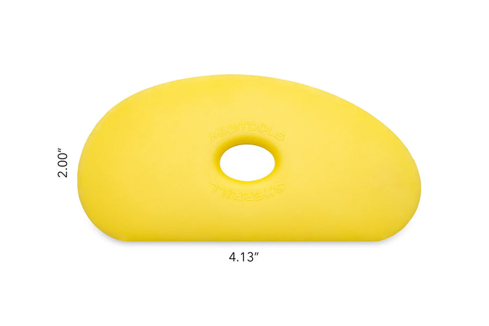 Polymer Rib Shape 5, Yellow, Soft (Mudtools)