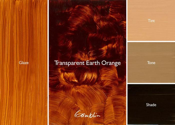 Transparent Earth Orange (Gamblin Artist Oil)