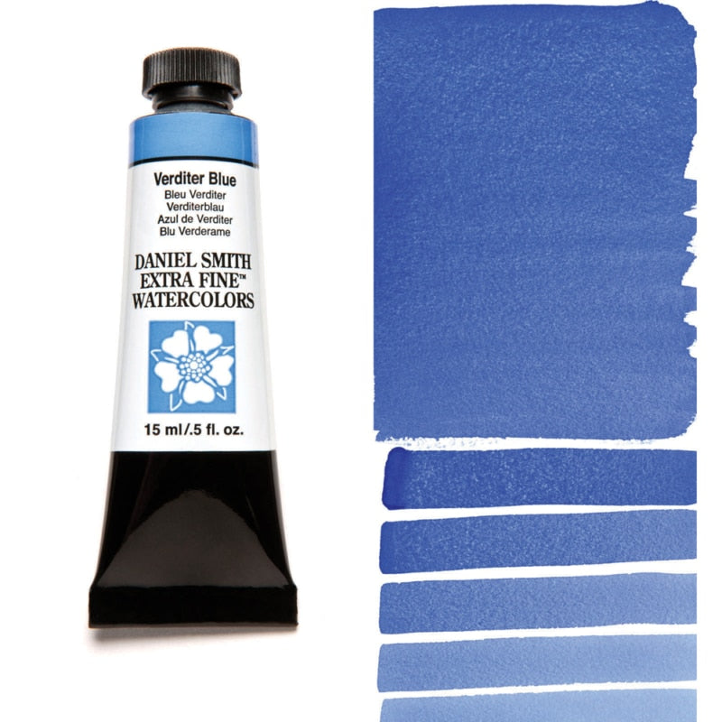 Verditer Verditer Blue (Daniel Smith Extra Fine Watercolor) – Alabama Art Supply
