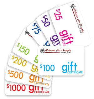 Alabama Art Supply Gift Certificate