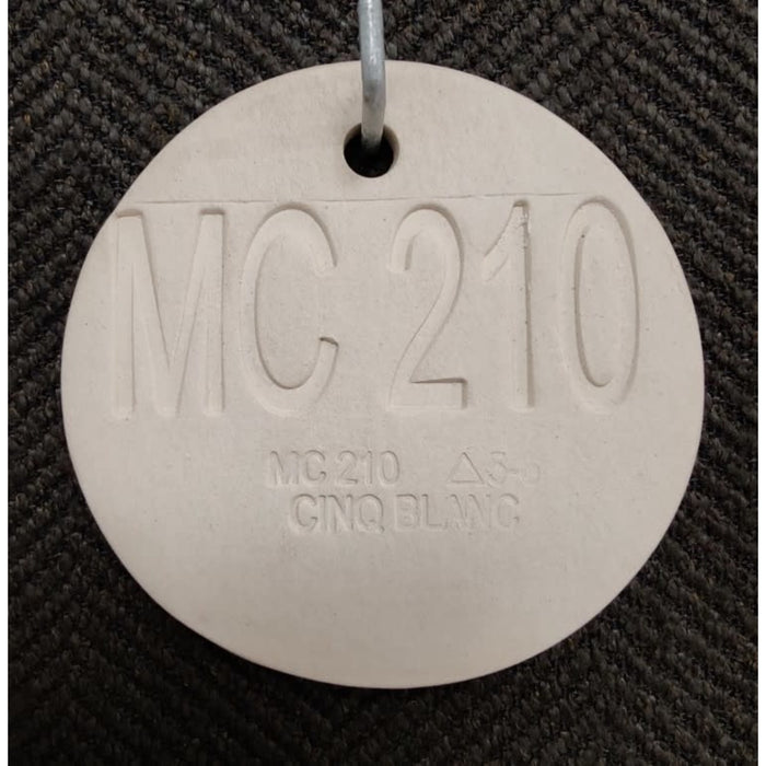 Cinq Blanc MC210, Cone 4-6, 25 LB Bag (Alligator Clay)