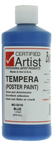 Blue BesTemp Tempera Poster Paint (Certified Artist)