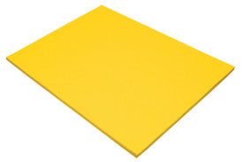 Tru-Ray® Construction Paper, Yellow, 50 Sht/Pk, Various Sizes (Pacon)