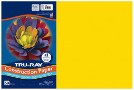 Tru-Ray® Construction Paper, Yellow (Pacon) – Alabama Art Supply