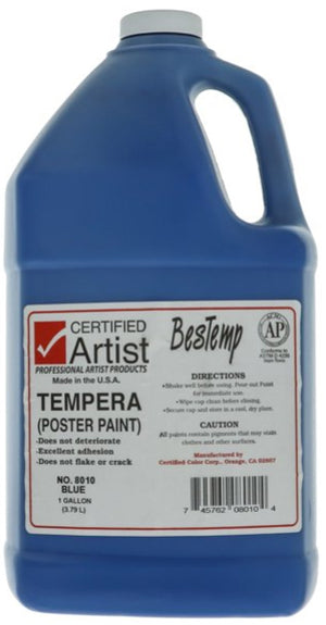 Blue BesTemp Tempera Poster Paint (Certified Artist)
