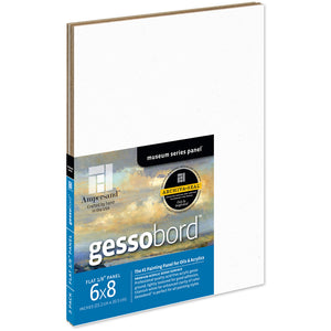 Gessobord™  1/8th Inch Flat Artist Panel, Various Sizes (Ampersand)