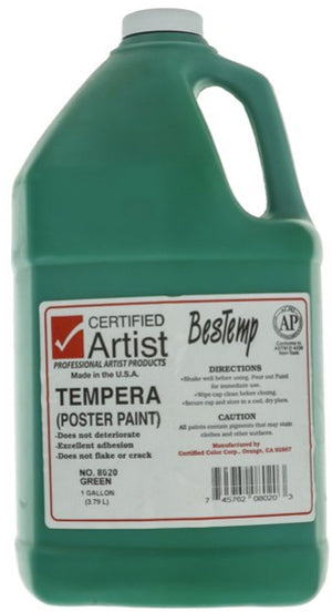 Green BesTemp Tempera Poster Paint (Certified Artist)