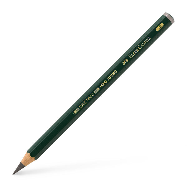 Castell 9000 Jumbo Graphite Pencil, 2B (Faber-Castell)