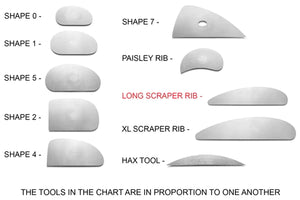 Stainless Steel Long Scraper